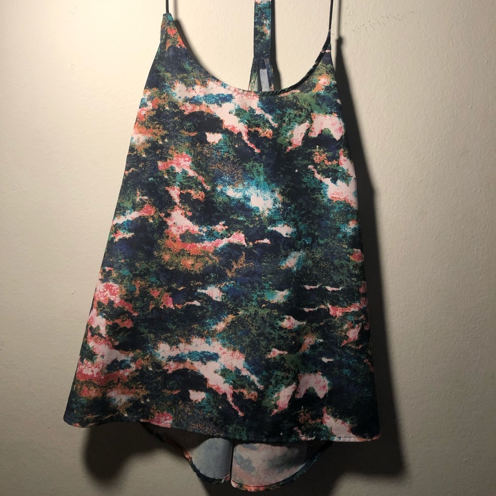 H&M multicolour tank top size 12